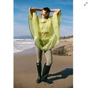 NEW Free People Movement Rain Drop Packable Poncho